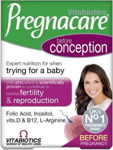 best conception vitamins uk pregnacare