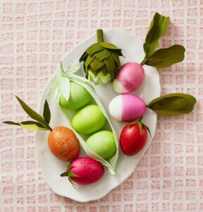 funny egg decorating ideas. vegetables easter eggs