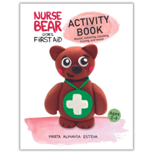 nurse bear does first aid activity book