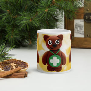 Nurse Bear Yellow Mug