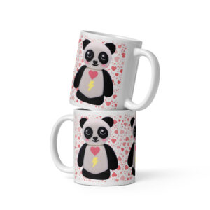 Little Panda Hearts Mug