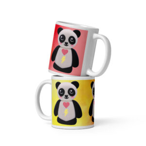 Little Panda Yellow-to-Red Mug